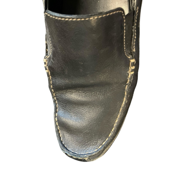 Men's Cole Haan Black Leather Loafers Slip On Size 10 1/2 M - Picture 6 of 6